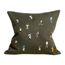 Golfers kuddfodral 48x48 cm, Green^Fine Little Day Best
