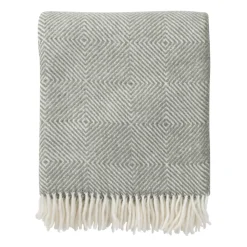 Gooseye ullpläd 130x200 cm, Grön^Klippan Yllefabrik Discount