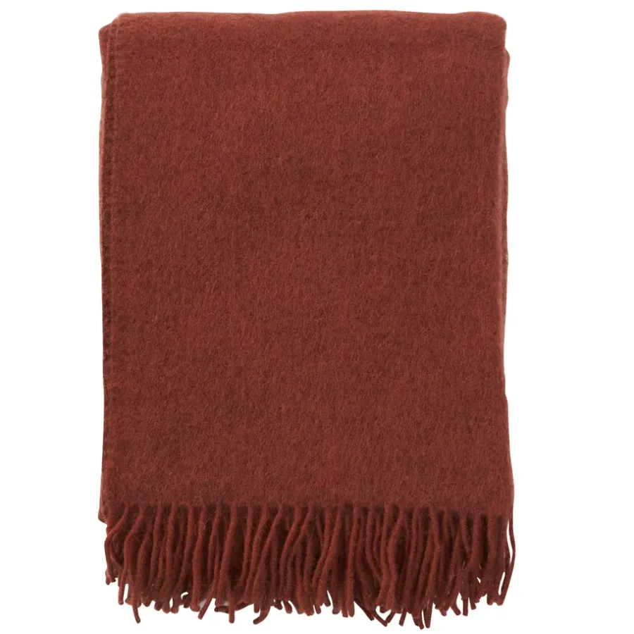 Gotland ullpläd 130x200 cm, Rust^Klippan Yllefabrik Sale