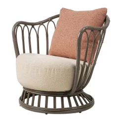 Grace Outdoor fåtölj, Lorkey Limonta 41-44-mushroom gray^GUBI