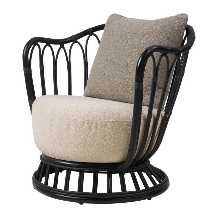 Grace Outdoor fåtölj, Lorkey Limonta 41-43-black^GUBI Outlet