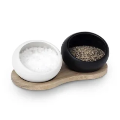 Saltkar & Pepparkar-Rosendahl Grand Cru salt- och pepparkar, svart-vit