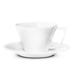 Grand Cru tekopp med fat, vit^Rosendahl Outlet