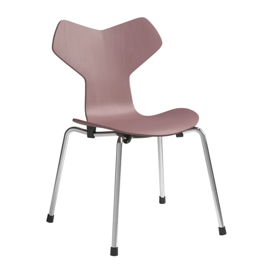 Grand Prix barnstol, Wild rose målad ask-krom^Fritz Hansen Sale