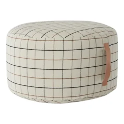 Grid puff Ø65 cm, Off white^OYOY Best
