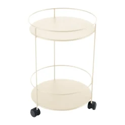 Guinguette sidobord med hjul, Latte beige^Fermob