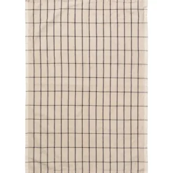 Kökshanddukar|Kökshanddukar-Ferm Living Hale kökshandduk 50x70 cm, Sand-black
