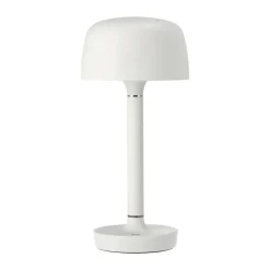 Portabla Lampor-Scandi Living Halo portabel bordslampa 25,5 cm, White