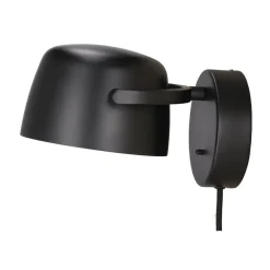 Halo vägglampa Ø16 cm, Black^Scandi Living Best