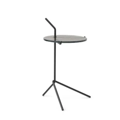 Halten SH9 sidobord, Smoked glass-warm black^&Tradition Best