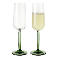Champagneglas-Kähler Hammershøi Champagneglas 24 cl 2-pack, Grön