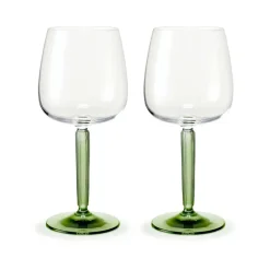 Hammershøi rödvinsglas 49 cl 2-pack, Klar-grön^Kähler