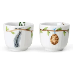Hammershøi Spring äggkopp Ø5 cm 2-pack, Vit^Kähler Clearance
