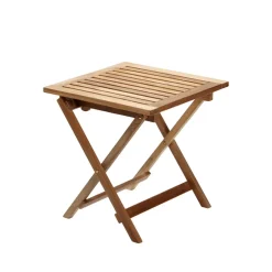 Hanö sidobord 45x45 cm, Teak^Stockamöllan Online