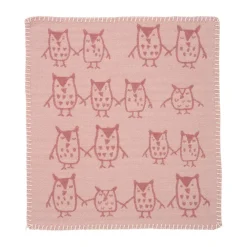 Hand in hand snuttefilt 34x40 cm, Rose brown^Klippan Yllefabrik Clearance