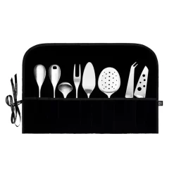 Bestickhållare-Hardanger Bestikk Hardanger besticklinda för serveringsbestick, Svart