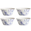 Havspil frukostskål 60 cl 4-pack, blå-vit^Scandi Living Online