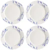 Havspil tallrik 28 cm 4-pack, blå-vit^Scandi Living Sale