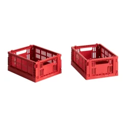 Colour Crate Mini 13x17 cm 2-pack, Red^HAY Best