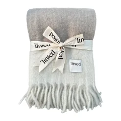 Hemple ullpläd 130x170 cm, Beige-offwhite^Tinted Sale