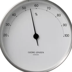 Henning Koppel Hygrometer 10 cm, Vit^Georg Jensen