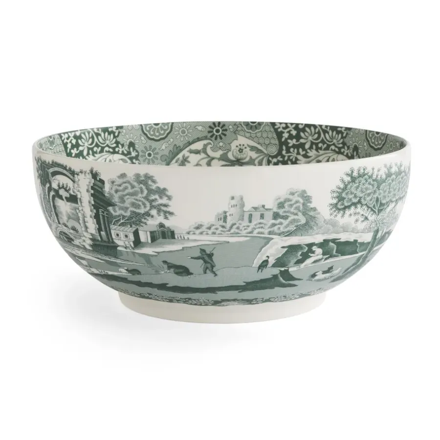 Heritage Green Italian skål, Grön, Ø27,5 cm^Spode