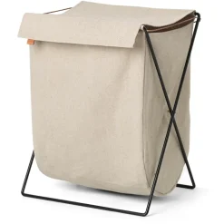 Tvättkorgar-Ferm Living Herman tvättkorg, Svart