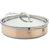Traktörpannor & Sauteuser-Hestan Copperbond traktörpanna med lock, 3,3 l