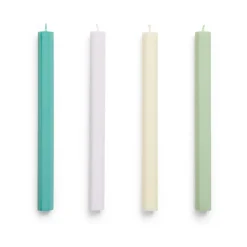 Ljus-HAY Hexagon Candle ljus mix 4-pack, Pastel