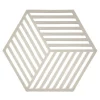 Grytunderlägg-Zone Denmark Hexagon grytunderlägg, warm grey