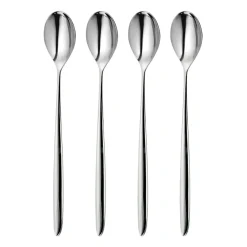 Teskedar & Kaffeskedar-Robert Welch Hidcote Bright lattesked 4-pack, Rostfritt stål