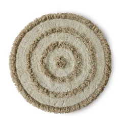Runda Mattor|Badrumsmattor-HKliving HK Living badrumsmatta Ø80 cm, Cream