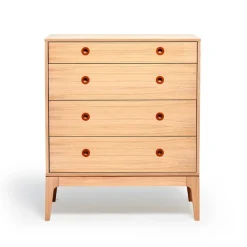 Byråer & Hurtsar|Byråer & Hurtsar-Mavis Höllviken byrå, ek vitpigment, 4 lådor