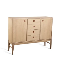 Sideboards & Skänkar|Sideboards & Skänkar-Mavis Höllviken skänk, ek vitpigment