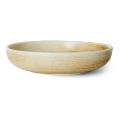 Djupa Tallrikar-HKliving Home Chef djup tallrik large Ø21,5 cm, Rustic cream-brown