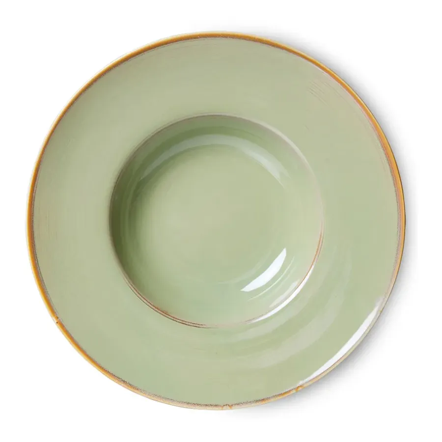 Djupa Tallrikar-HKliving Home Chef pastatallrik Ø28,5 cm, Moss green