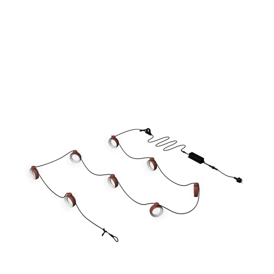 Hoop ljusslinga 12 m, Red ochre^Fermob Sale