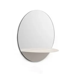 Runda Speglar|Väggspeglar-Normann Copenhagen Horizon spegel rund, vit