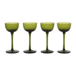 Host likörglas 4-pack, Moss Green^Ferm Living Sale