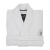 Morgonrockar & Badrockar-Lexington Hotel Velour morgonrock L, White