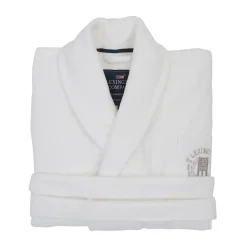 Morgonrockar & Badrockar-Lexington Hotel Velour morgonrock M, White