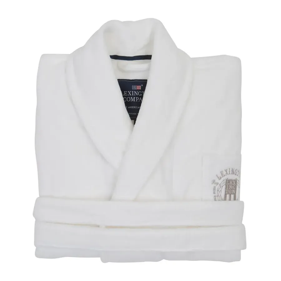 Hotel Velour morgonrock XS, White^Lexington Outlet