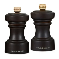 Hoxton salt- och pepparkvarnset 10 cm, Chocolate^Cole & Mason New