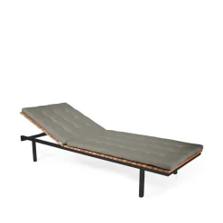 Häringe solsäng, Sunbrella Natté Nature Grey-teak-svart^Skargaarden Clearance