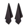 ekologisk kökshandduk 45x70 cm 2-pack, Coal^Humdakin Hot