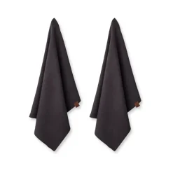 ekologisk kökshandduk 45x70 cm 2-pack, Coal^Humdakin Hot