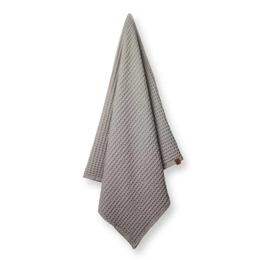 Waffle badhandduk 70x135 cm, Stone^Humdakin Sale
