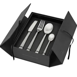 Bestickset-Broste Copenhagen Hune bestick 16 delar, Brushed satin hammered