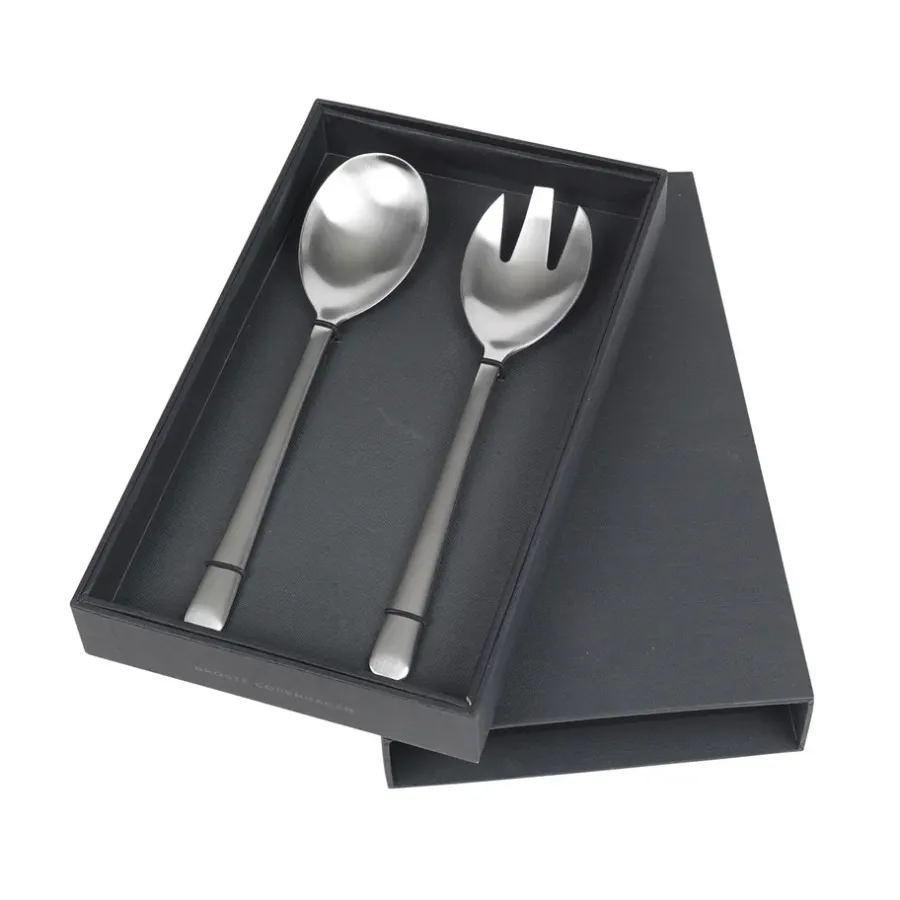 Salladsbestick-Broste Copenhagen Hune salladsbestick 2 delar, brushed satin