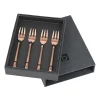 Hune tårtgaffel 4-pack, titanium espresso^Broste Copenhagen Online